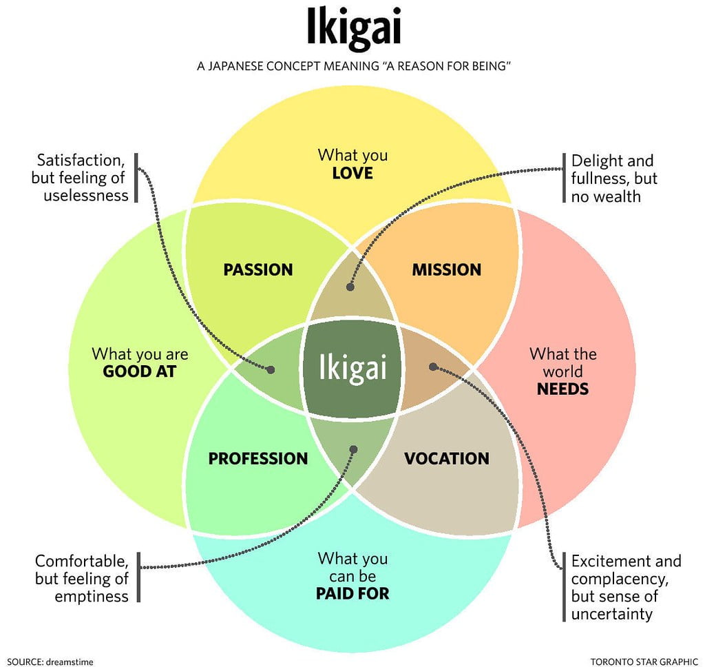 The 3 facets to unlocking Your IKIGAI Blueprint: A Comprehensive success guide to achieving Longevity or Health, Wealth and Happiness 1 ikigai